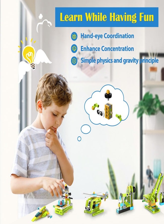 makerzoid Building Robot Kit, 370+ Educational DIY Building Blocks, 100+ Models STEM Robot Toy for Kids Ages 6+, Birthday Christmas Graduation Gift for Boys Girls - Image 3